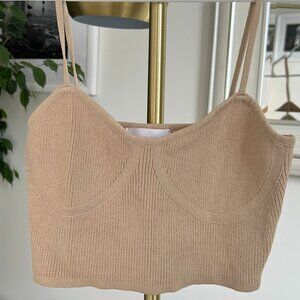 House of Spence knit crop tank